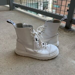 Dr. Martens White Boots